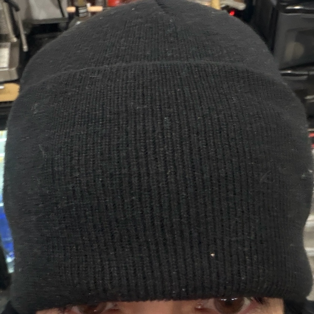 Unique Vintage Black Knit Hat‎